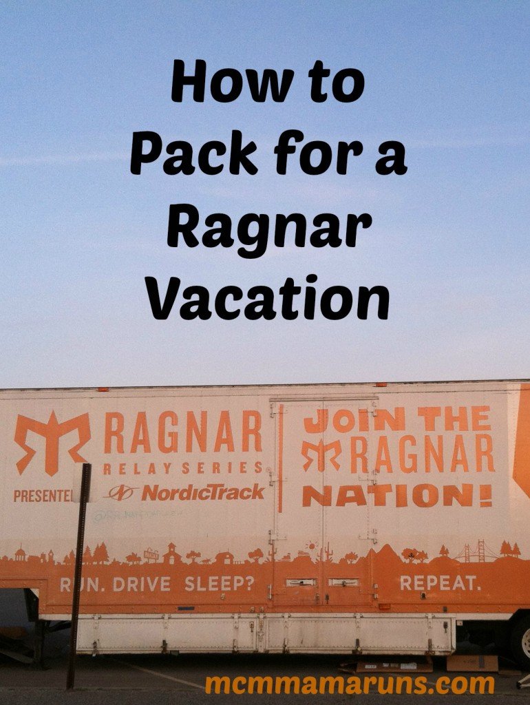 How to pack for a ragnar vacation